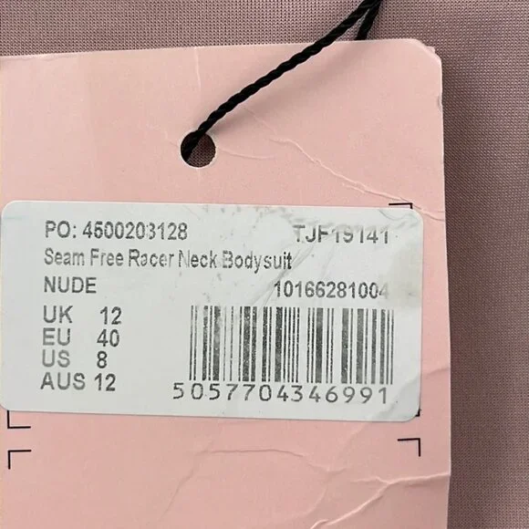 SOLD-Misguided Seam Free Racer Neck Body Suit - Picture 9 of 10